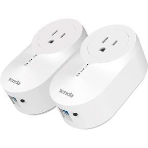 Tenda AV1000 Powerline Etherne Adapter Kit with Gigabit Ports, Ethernet Over Power, Plug&Play, Power Saving, Power Outlet Passthrough, Ideal for Gaming (PH6) in Saudi Arabia