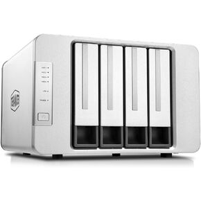 TERRAMASTER F4-223 4Bay NAS Storage – High Performance for SMB with N4505 Dual-Core CPU, 4GB DDR4 Memory, 2.5GbE Port x 2, Network Storage Server (Diskless)