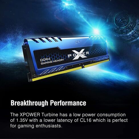 سيليكون باور 32 جيجابايت Xpower Turbine RGB DDR4 3200 ميجا هرتز PC4-25600 CL16 مجموعة قنوات مزدوجة (2X 16 جيجابايت) in Kuwait