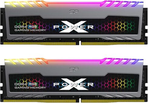 سيليكون باور 32 جيجابايت Xpower Turbine RGB DDR4 3200 ميجا هرتز PC4-25600 CL16 مجموعة قنوات مزدوجة (2X 16 جيجابايت) in Saudi Arabia