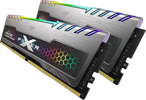 سيليكون باور 32 جيجابايت Xpower Turbine RGB DDR4 3200 ميجا هرتز PC4-25600 CL16 مجموعة قنوات مزدوجة (2X 16 جيجابايت) in Saudi Arabia