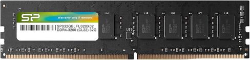 Silicon Power DDR4 16GB Kit (2x8GB) 3200MHz (PC4-25600) CL22 UDIMM 288-Pin Desktop Computer Memory SP016GBLFU320B22 in Kuwait