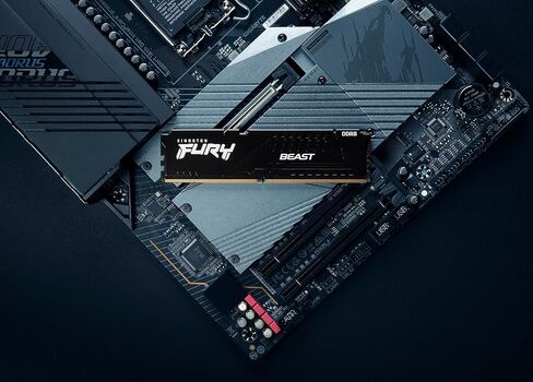 Kingston Technology Kingston Fury Beast White 128 جيجا بايت (4x32 جيجا بايت) 5600MT/s CL40 DDR5 XMP DIMM | رفع تردد التشغيل | التوصيل والتشغيل | إنتل أكس إم بي 3.0 | مجموعة من 4 | KF556C40BWK4-128 in Kuwait