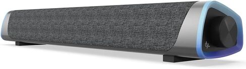 SOULION R30 Computer Speakers, USB Powered Small PC Speakers, Colorful RGB Lights with Switch Button, Surround Sound Portable Computer Sound Bar Speaker for Desktop Laptop in Saudi Arabia