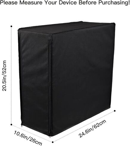 Computer CPU Dust Cover, Waterproof Desktop PC Mid-Tower Computer Host Dustproof Cover Full Case Protector with Zipper, Anti-Static CPU Tower PC Dust Covers (8.5W x 18.5H x 19.7D) in Saudi Arabia