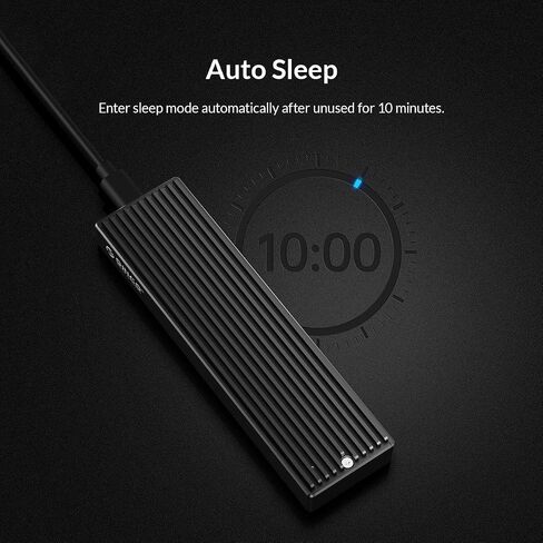 ORICO M.2 NVMe SSD Enclosure, USB 3.1 Gen 2 (10 Gbps) to NVMe PCI-E M.2 SSD Case Support UASP for NVMe SSD Size 2230/2242/2260/2280(up to 4TB)-M2PV in Kuwait