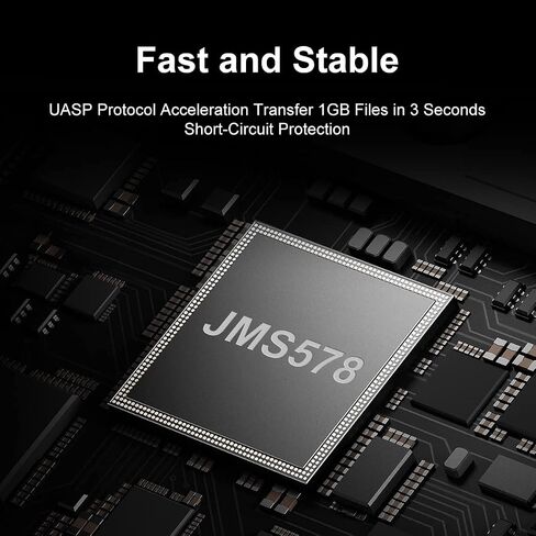 MAIWO M.2 NVMe Enclosure, M.2 NVMe PCIe SSD to USB Adapter, USB 3.1 GEN2 10Gbps Support UASP Trim, 4TB Capacity, Tool Free External Hard Drive Reader Case in Saudi Arabia