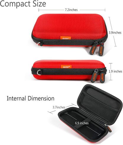 External Hard Drive Case, Shockproof EVA Travel Storage Bag | Fits WD My Passport, Seagate, Toshiba, 1TB 2TB 4TB, Power Bank, Portable Electronic Organizer in Kuwait