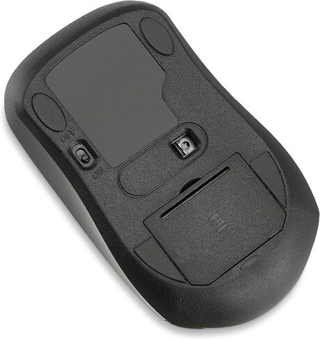 Amazon Basics 2.4 GHz Wireless Optical Computer Mouse with USB Nano Receiver, Portable, No Wires, Smooth Tracking, Multi-Device Compatibility, Black in Kuwait