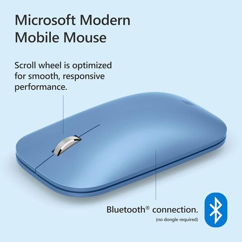 Microsoft Wireless Bluetooth Mouse (2022), Sculpted Design for Ultimate Comfort and Smooth Scrolling, up to 1 Year of Battery Life, 2.4G Range, Forest Color in Saudi Arabia
