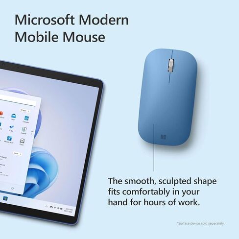 Microsoft Wireless Bluetooth Mouse (2022), Sculpted Design for Ultimate Comfort and Smooth Scrolling, up to 1 Year of Battery Life, 2.4G Range, Forest Color in Saudi Arabia