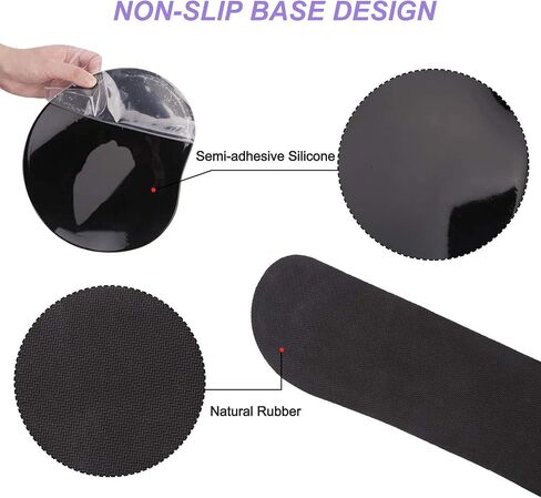 ArtSo Mouse Pad Keyboard Wrist Rest Support Ergonomic, Upgraded Cushion Mousepad Gel Memory Foam Non-Slip Rubber Base Pain Relief & Easy Typing for Home,Office, Oil Painting Flowers in Kuwait