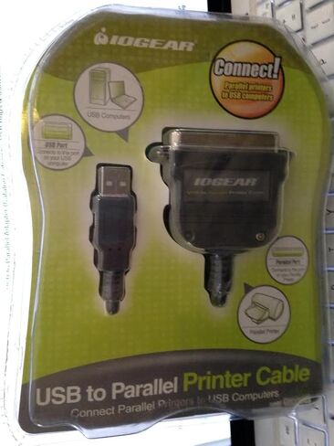 USB to Parallel Adapter (GUC1284B) (881317000415) (IOGear) in Saudi Arabia