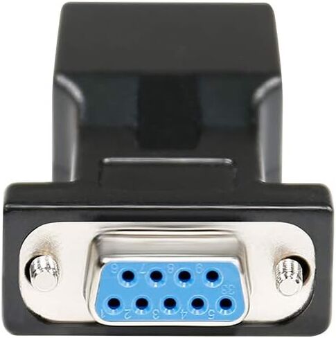 DTECH RS232 DB9 to RJ45 Serial Adapter DB-9 Female/Male to RJ-45 Female Ethernet Converter (2 Pack) in Kuwait