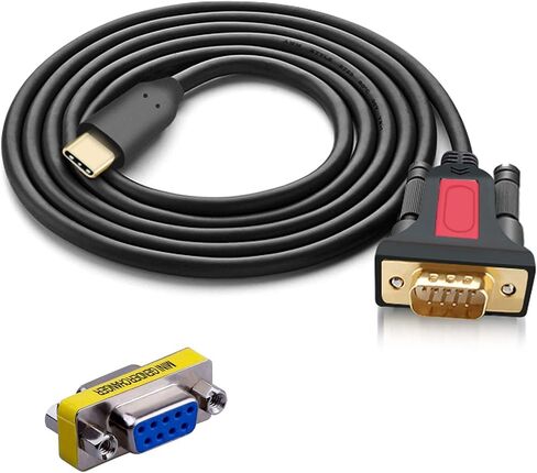 USB to RS232 DB9 Serial (9-Pin) Adapter Cable 5ft Compatible with MAC OS, Windows, Android, Linux (USB A) in Kuwait