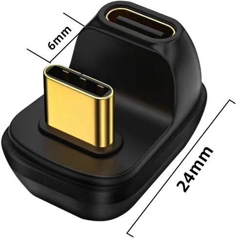 محول Dbilida USB C أنثى إلى أنثى 2 حزمة، محول USB40 جيجابت في الثانية يدعم 100 وات، 8 كيلو عند 60 هرتز، 5 كيلو عند 60 هرتز، 4 كيلو عند 120 هرتز متوافق مع Thunderbolt 4/3، MacBook Pro 2021، MacBook Air 2022 والمزيد من الأجهزة من النوع C in Kuwait