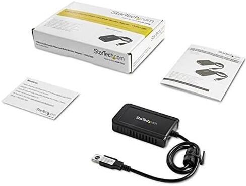 محول StarTech USB-A 2.0 إلى VGA، 1080 بكسل، TAA، يعمل بمنفذ USB (USB2VGAE3) ​​| محول شاشة USB إلى VGA، بطاقة فيديو خارجية، ما يصل إلى خمسة محولات لكل مصدر، ويندوز فقط in Kuwait