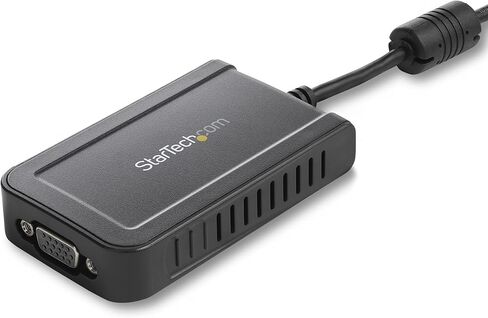 محول StarTech USB-A 2.0 إلى VGA، 1080 بكسل، TAA، يعمل بمنفذ USB (USB2VGAE3) ​​| محول شاشة USB إلى VGA، بطاقة فيديو خارجية، ما يصل إلى خمسة محولات لكل مصدر، ويندوز فقط in Kuwait