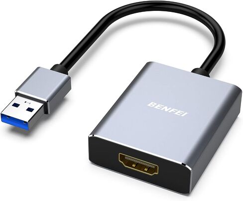 محول BENFEI USB 3.0 إلى VGA، محول USB 3.0 إلى VGA ذكر إلى أنثى in Saudi Arabia