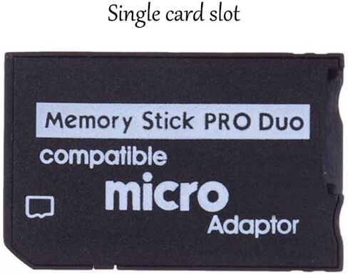 Memory Card Adapter, Micro SD to Memory Stick PRO Duo, for PSP 1000 2000 3000, 128GB Capacity, White Dual Slot in Saudi Arabia