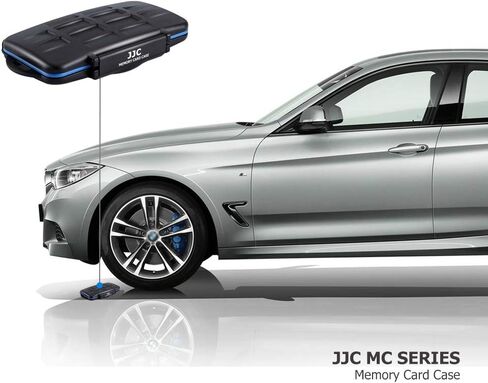 JJC CF حافظة بطاقات SD حافظة بطاقات Micro SD حافظة بطاقات TF حافظة بطاقات CF حامل بطاقات SD حامل بطاقات Micro SD حامل بطاقات TF لـ 6 CF و12 SD و18 بطاقة Micro SD، مقاومة للماء والصدمات in Kuwait