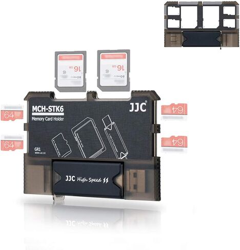 10 Slots Micro SD Card Holder Case Storage Organizer, Ultra Slim Credit Card Size Lightweight Portable TF MSD Memory Card Storage in Kuwait