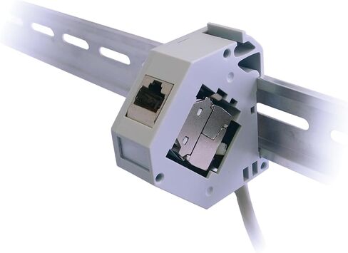 الغطاء الأيمن من Tripp Lite DIN-Rail لوحدة حاوية التثبيت، يتم توصيله بـ N063-001-ENC-K1 لتوصيل كابل إيثرنت في الظروف القاسية، متوافق مع TAA، ضمان الشركة المصنعة (N063-001-ENC-R) in Kuwait