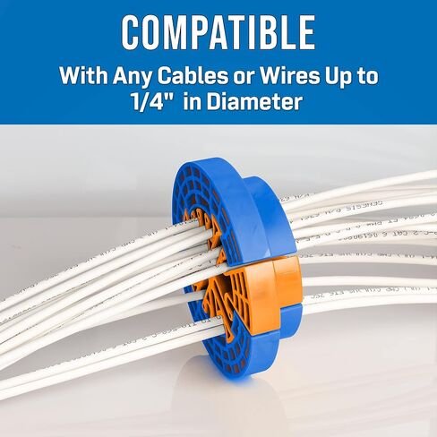 Cable Comb Tool, Wire Comb, Cable Dresser, Bundler, Organizing Tool, Ethernet Comb, Network Cable, Data Cable Comb, Cable Dresser, Cat6 – Patented Design - Perfect for Cable Management in Kuwait