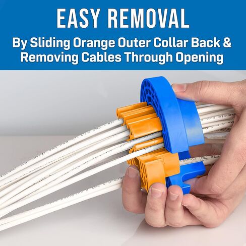 Cable Comb Tool, Wire Comb, Cable Dresser, Bundler, Organizing Tool, Ethernet Comb, Network Cable, Data Cable Comb, Cable Dresser, Cat6 – Patented Design - Perfect for Cable Management in Kuwait