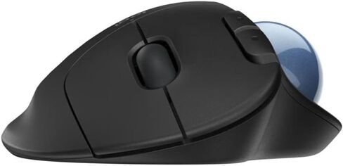 Logitech Ergo M575 Wireless Trackball Mouse - Easy Thumb Control, Precision and Smooth Tracking, Ergonomic Comfort Design, for Windows, PC and Mac with Bluetooth and USB Capabilities (Black) in Saudi Arabia