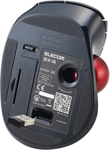 ELECOM EX-G Wired Trackball Mouse, Ergonomic Thumb Control, Smooth Tracking Roller Ball, 5 Programmable Buttons, Tilt Scroll, Computer Mice for PC Mac in Saudi Arabia