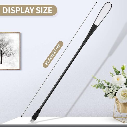 Zonon 4 Pcs Temperature LED USB Laptop Light with LEDs Beads, Touch Switch and Flexible Bendable for Keyboard Notebook Laptop, Desktop, PC and Computer (14 LEDs Beads) in Saudi Arabia