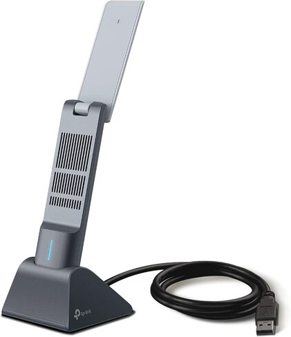TP-Link AX1800 WiFi 6 USB Adapter for Desktop PC (Archer TX21UH) Wireless Network Adapter with 2.4GHz, 5GHz, MU-MIMO, OFDMA, High Gain Dual Band 5dBi Antenna, WPA3, Supports Windows 11/10 in Kuwait