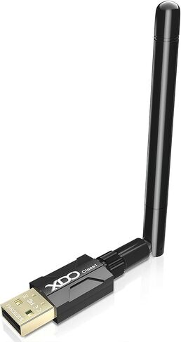 محول بلوتوث طويل المدى للكمبيوتر، محول USB فئة اكس دي او 1 5.1+EDR، 328 قدم/ 100 متر جهاز استقبال لاسلكي لنقل الصوت والماوس والكيبورد وسماعات الرأس يدعم ويندوز 11/10/8/7 in Kuwait
