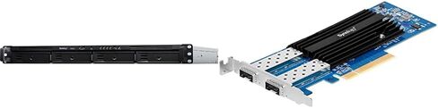 Synology 4-Bay RackStation RS822+ (Diskless) and Synology 10Gb Ethernet and M.2 Adapter card E10M20-T1, RJ-45 in Kuwait