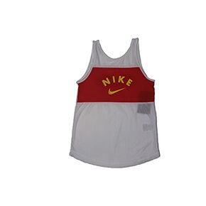 Girls Tank Tank Top with Open Elastic Back Strap Size Small to X-Large Color White Red Yellow in Kuwait