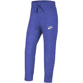Nike Girl’s Lapis Purple/Plum Fog Heather 7/8 Joggers, Cozy Lightweight Fashion Sportswear/Training Cotton Joggers, Drawstring Waist, Side Pockets, Tapered Ankle, Style DA1128/Color 430, Size Large in Saudi Arabia