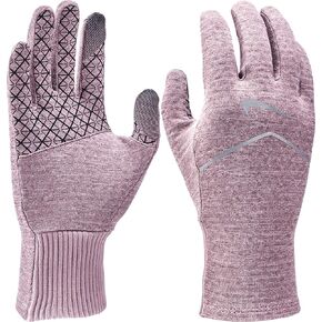 Nike Women's Heatherized Sphere Running Gloves (Smokey Mauve, Small) in Saudi Arabia