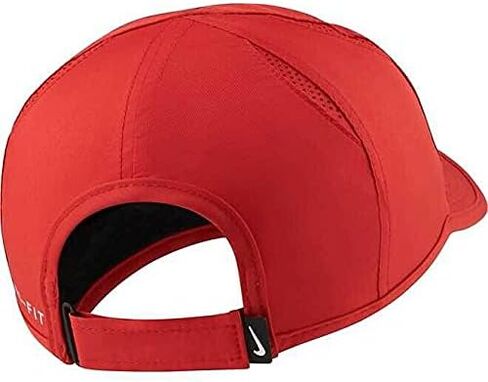 Nike Red Featherlight Performance Adjustable Hat Aerobill Dri-Fit Cap Unisex in Saudi Arabia