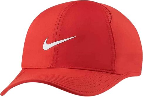 Nike Red Featherlight Performance Adjustable Hat Aerobill Dri-Fit Cap Unisex in Saudi Arabia