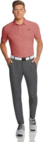 Three Sixty Six Golf Shirts for Men - Dry Fit Short-Sleeve Polo, Athletic Casual Collared T-Shirt in Kuwait