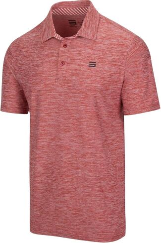 Three Sixty Six Golf Shirts for Men - Dry Fit Short-Sleeve Polo, Athletic Casual Collared T-Shirt in Kuwait