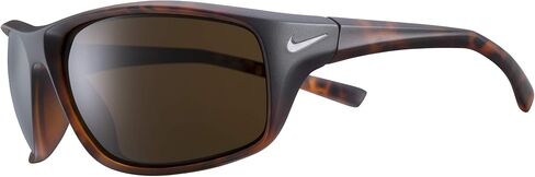 نظارة شمسية نايك EV1134-202 أدرينالين بلون سلحفاة غير لامع/لون إطار معدني غير لامع، عدسة بنية اللون in Kuwait