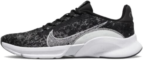 Nike Mens SuperRep Go 3 Flyknit Next Nature Training Shoe Black/White Size 11 in Saudi Arabia