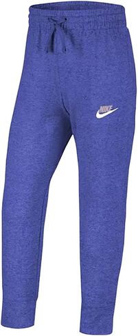 Nike Girl’s Lapis Purple/Plum Fog Heather 7/8 Joggers, Cozy Lightweight Fashion Sportswear/Training Cotton Joggers, Drawstring Waist, Side Pockets, Tapered Ankle, Style DA1128/Color 430, Size Large in Saudi Arabia