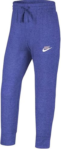 Nike Girl’s Lapis Purple/Plum Fog Heather 7/8 Joggers, Cozy Lightweight Fashion Sportswear/Training Cotton Joggers, Drawstring Waist, Side Pockets, Tapered Ankle, Style DA1128/Color 430, Size Large in Saudi Arabia