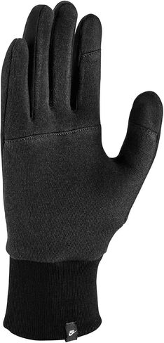 Nike Mens Club Fleece Training Gloves Black | Black | White Large in Saudi Arabia