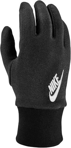 Nike Mens Club Fleece Training Gloves Black | Black | White Large in Saudi Arabia