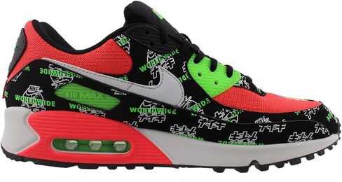 Nike Air Max 90 Se Unisex Shoes Size 10, Color: Black/White/Green Stirke in Saudi Arabia