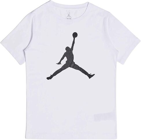 Nike Jordan Jumpman Logo Youth Boys 8-18 Shirt White (Medium) in Saudi Arabia